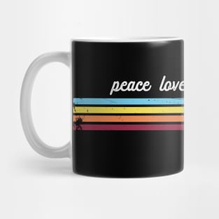 Peace Love Fruit Cake Mug